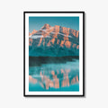 Banff National Park Fine Art Photo Print, Two Jack Lake, Alberta Canada Wall Poster