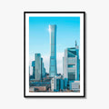 Beijing Skyline Fine Art Photo Print, China, CBD Guomao, Wall Decor Poster