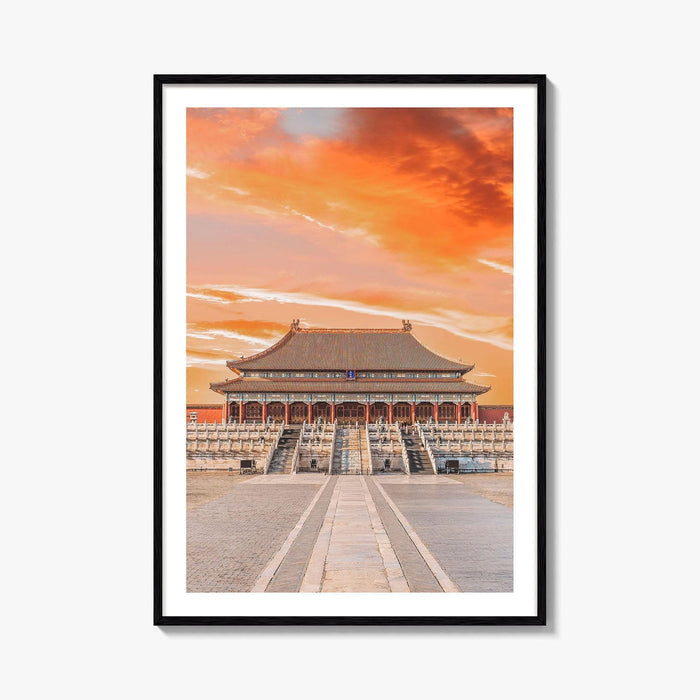 Beijing Fine Art Photo Print, Forbidden City Imperial Palace, Peking China Wall Poster