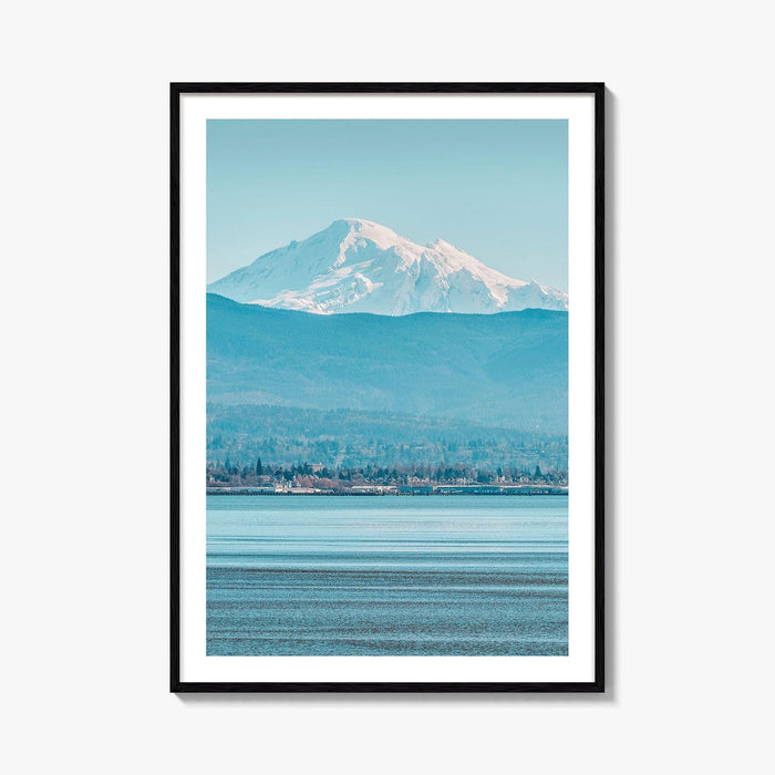 Bellingham Fine Art Photo Print, Mount Baker, Bellingham Bay, Washington Wall Poster, PNW