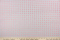 This is a cute and simple print of diamonds and snowflakes.  The versatile lightweight fabric is soft and easy to sew.  It would be great for quilting, crafting and sewing projects.  Colors include red, grey and white.