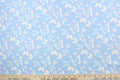 Think of a warm, sunny, summer day with this fabric featuring large and small butterflies in pink and white on a baby blue background.  The versatile lightweight fabric is soft and easy to sew.  It would be great for quilting, crafting and sewing projects.