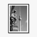 Berlin Black and White Fine Art Photo Print, Fernsehturm Alexanderplatz Germany Poster