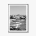 Biarritz Black and White Fine Art Photo Print, Basque France, Grande Plage Poster