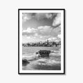 La Jolla Black and White Fine Art Photo Print, Bird Rock San Diego Poster