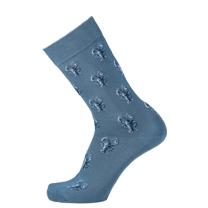 Blue Lobster Socks by Maison Broussaud x Armor-Lux