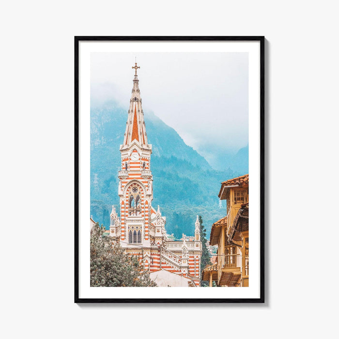 Bogota Fine Art Photo Print, Bogotá Colombia Wall Decor, Colonial La Candelaria City Poster