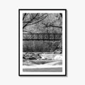 Boulder Creek Black and White Fine Art Photo Print, Colorado USA Poster