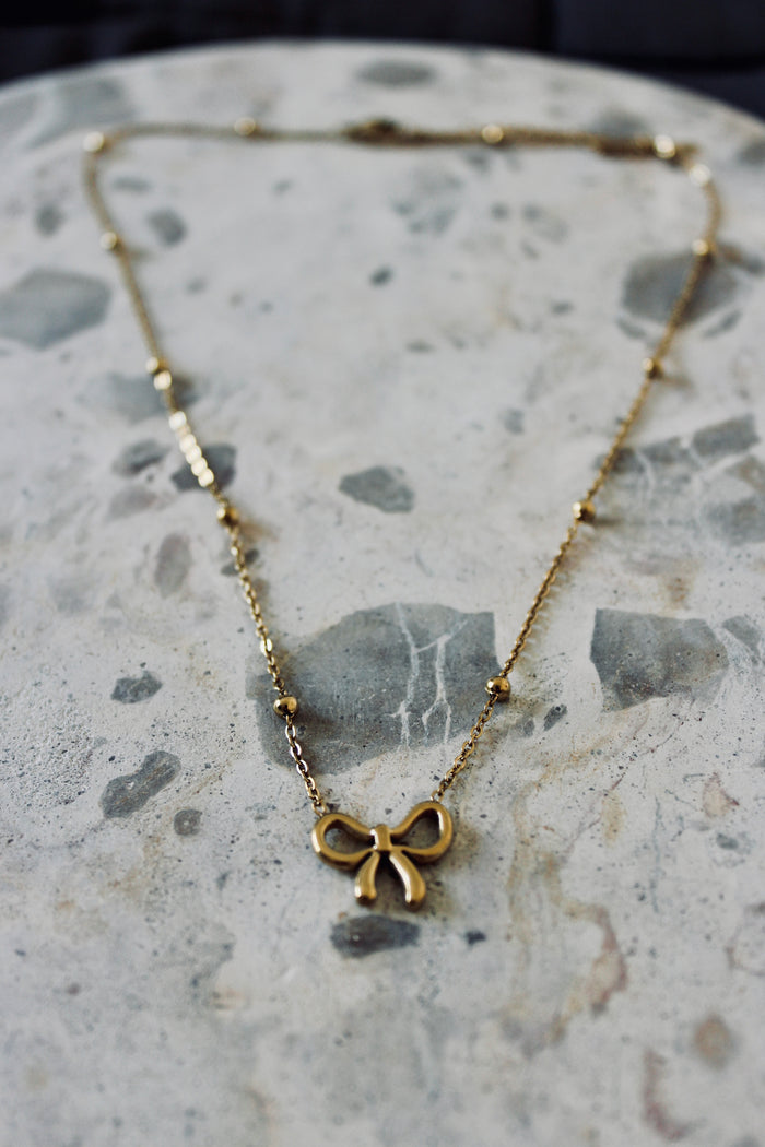 Bow Inspired Necklace