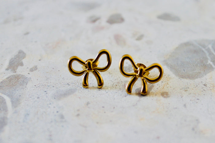 Bow Stud Earrings