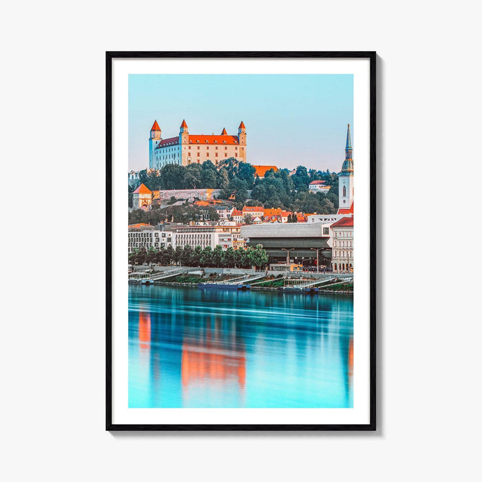 Bratislava Fine Art Photo Print, Castle, Old Town, Danube River, Slovakia Wall Decor, Poster