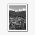 Breckenridge Black and White Fine Art Photo Print, Summit County Colorado Poster, Panorama USA