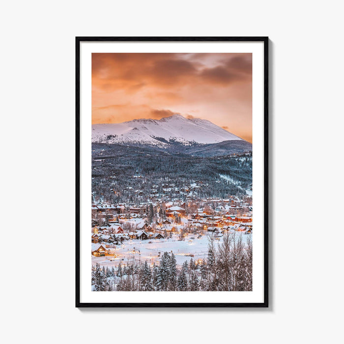 Breckenridge Skyline Fine Art Photo Print, Colorado Wall Poster, CO USA