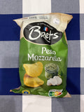 Brets Crinkle Cut Pesto & Mozzarella Flavour Chips 125g
