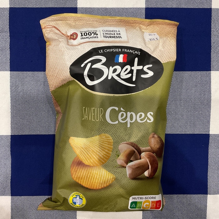 Brets Crinkle Cut Porcini Mushroom Flavour Chips 125g
