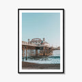 Brighton Fine Art Photo Print, Palace Pier, England UK Poster