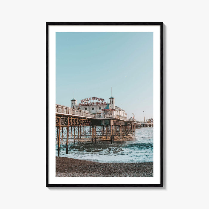 Brighton Fine Art Photo Print, Palace Pier, England UK Poster