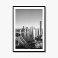 Brisbane Skyline Black and White Fine Art Photo Print, Story Bridge Queensland Poster