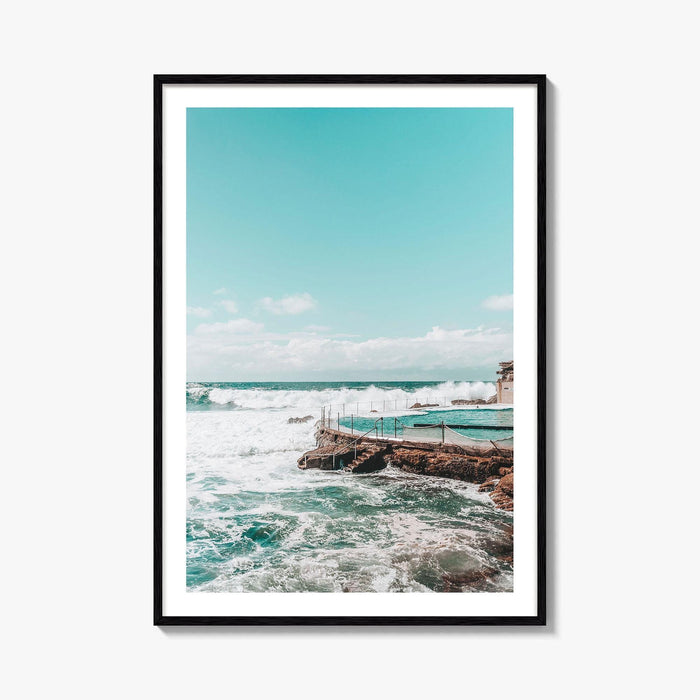 Bronte Beach Ocean Pool Fine Art Photo Print, Sydney NSW Australia, Wall Poster