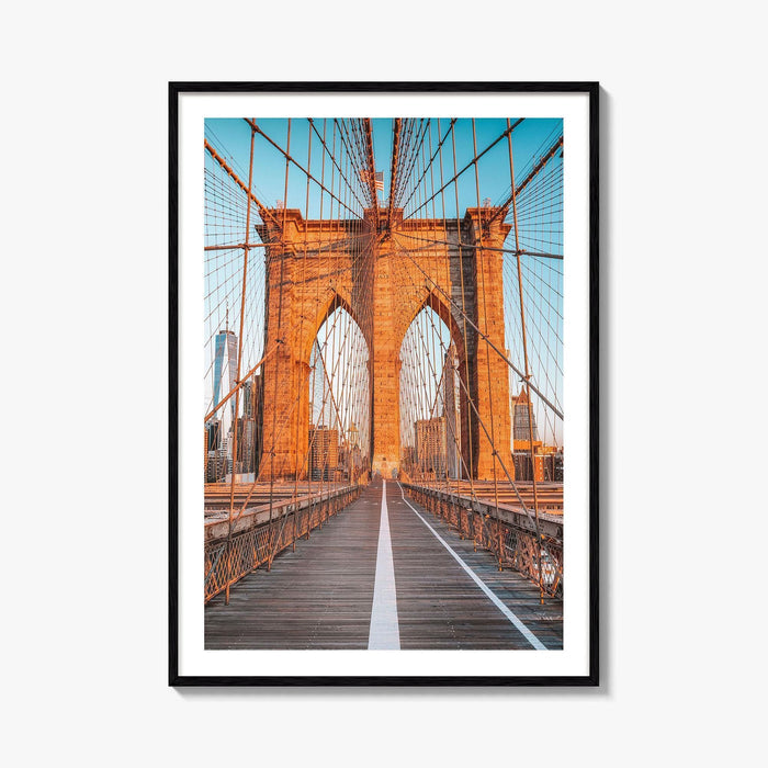 Brooklyn Bridge Fine Art Photo Print, Manhattan, New York City NYC Wall Poster
