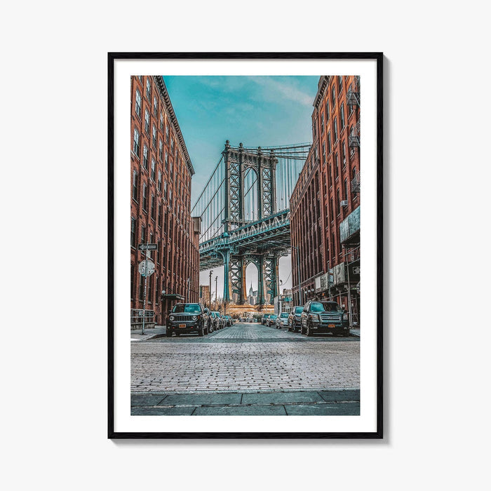 Brooklyn Fine Art Photo Print, Manhattan Bridge, DUMBO, New York City NYC, USA