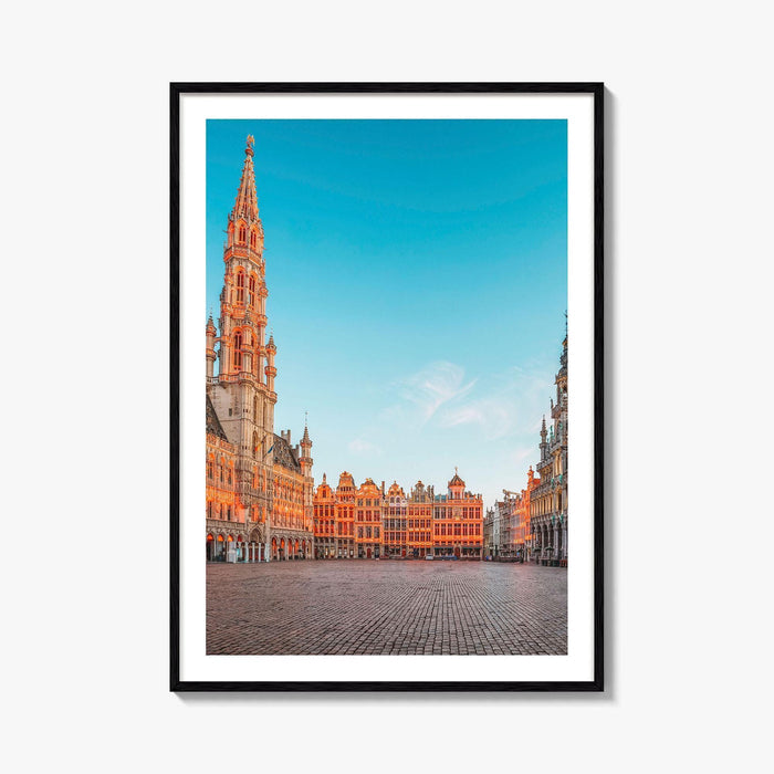 Brussels Fine Art Photo Print, Belgium Poster, Grand Place Bruxelles Brussel