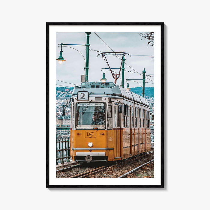 Budapest Fine Art Photo Print, Tram, Hungary Wall Decor Poster
