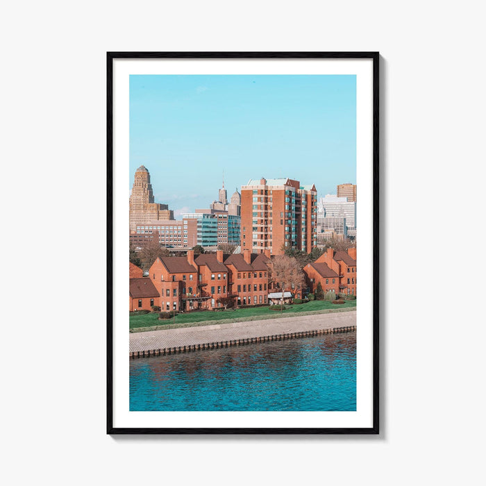 Buffalo Skyline Fine Art Photo Print, New York, NY, USA Wall Decor Poster