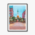 Burlington Vermont Fine Art Photo Print, Church Street Marketplace, USA Poster