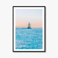 Burlington Vermont Fine Art Photo Print, Lake Champlain Breakwater, Winter, USA, Poster