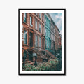 Bushwick Fine Art Photo Print, Brooklyn, NYC, New York, USA, Brownstones, Wall Decor Poster