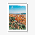 Cagliari Skyline Fine Art Photo Print, Sardinia Italy Wall Decor Poster