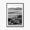 Cambria Black and White Fine Art Photo Print, California Central Coast Rocks Poster