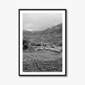 Cameroon Black and White Fine Art Photo Print, Highland Tea Farm, Africa Wall Poster