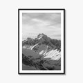 Tantalus Range Black and White Fine Art Photo Print, Squamish Vancouver Canada Poster