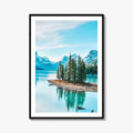 Spirit Island Fine Art Photo Print, Maligne Lake, Jasper National Park, Alberta Canada Poster
