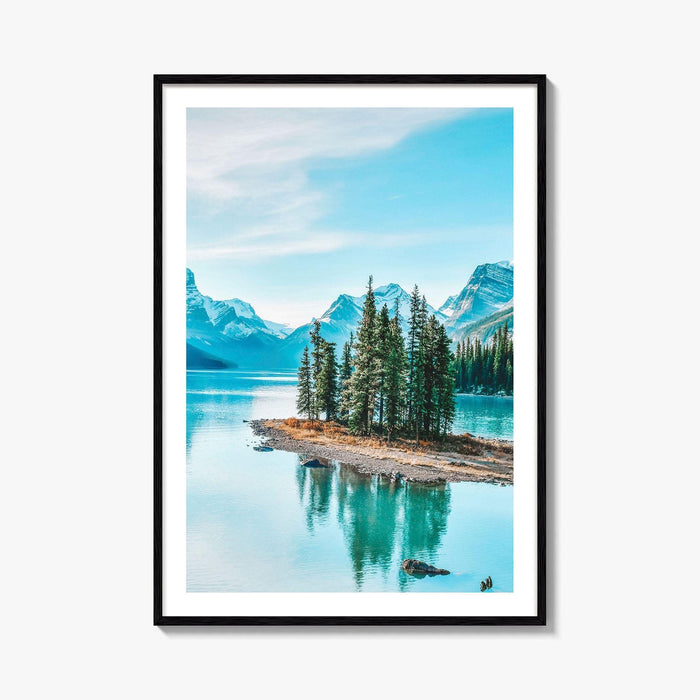 Spirit Island Fine Art Photo Print, Maligne Lake, Jasper National Park, Alberta Canada Poster