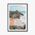 Tulum Fine Art Photo Print, Mayan Ruins Mexico Wall Poster, Riviera Maya