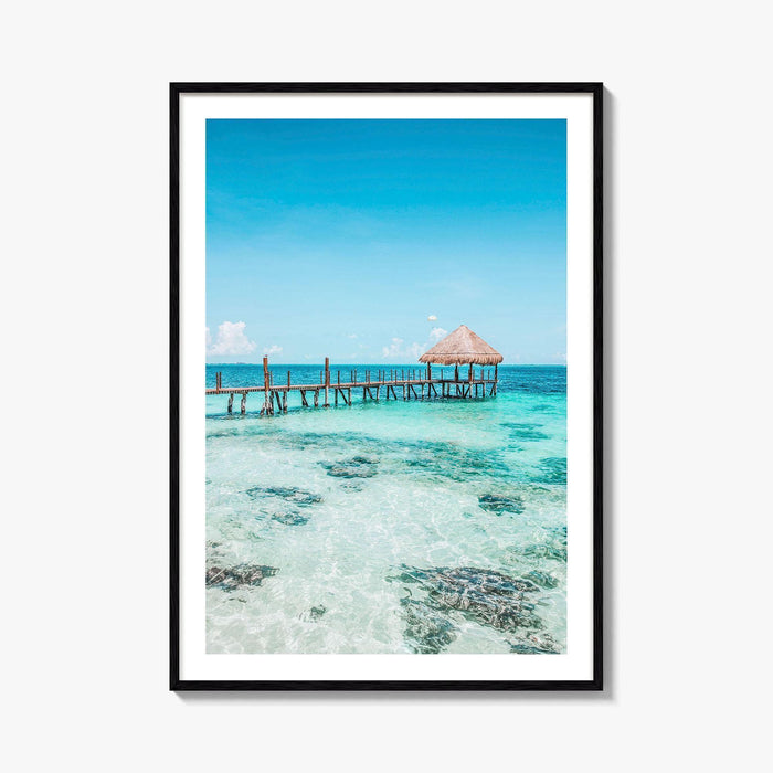 Cancun Fine Art Photo Print, Quintana Roo Mexico Wall Decor Poster, Riviera Maya