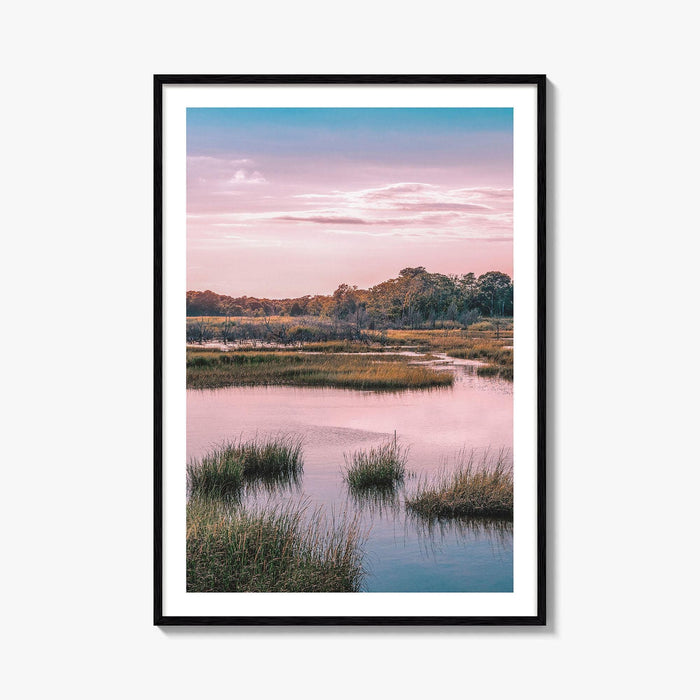 Cape Cod Fine Art Photo Print, Massachusetts, New England, Wall Decor, Cloudscape Marsh