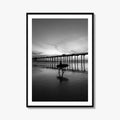 Carlsbad Black and White Fine Art Photo Print, San Diego California Poster