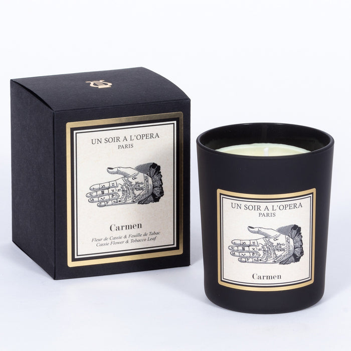Carmen scented candles by Un Soir à l’Opéra