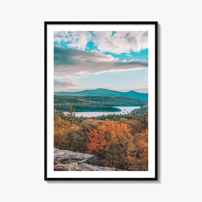 Catskill Mountains Fine Art Photo Print, North-South Lake, Sunset Rock, New York Wall Poster
