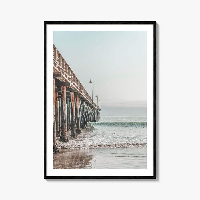 Cayucos Fine Art Photo Print, Pier, California, Pacific Ocean, Photo Poster, USA