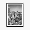 Charlotte Black and White Fine Art Photo Print, North Carolina USA, Uptown NC Poster