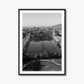 Chattanooga Black and White Fine Art Photo Print, Tennessee, Walking Market Street Bridges