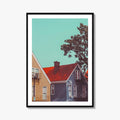 Cincinnati Fine Art Photo Print, Ohio USA, Over-the-Rhine Row Houses, Wall Art Poster