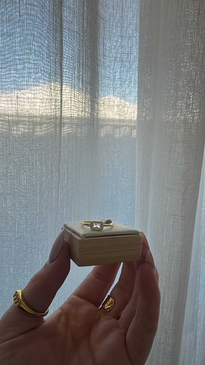 Classic April Ring
