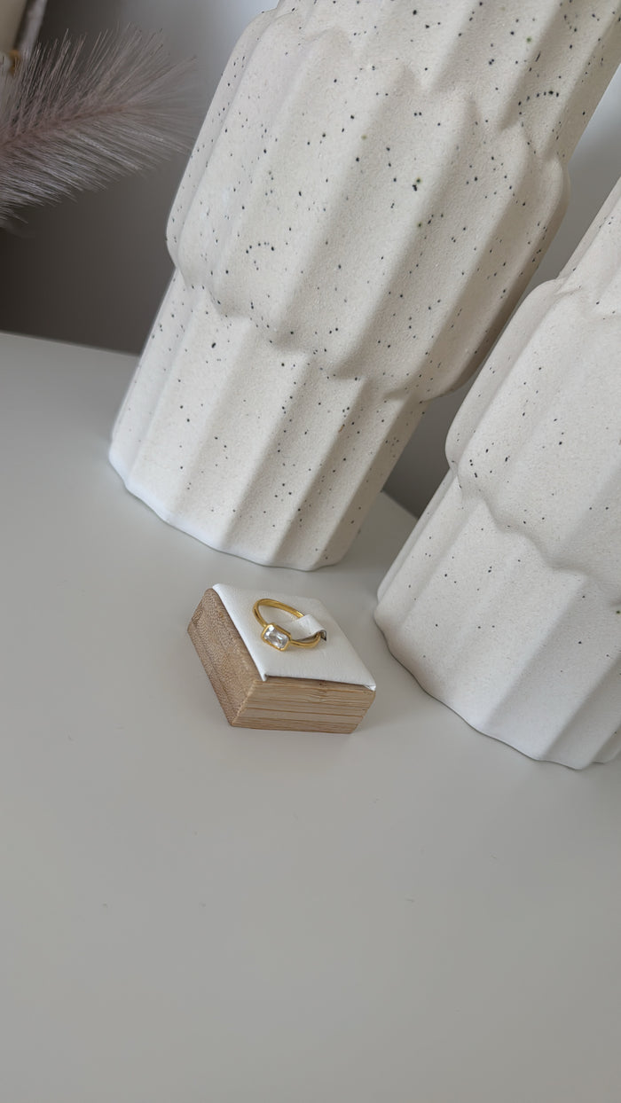 Classic April Ring