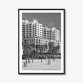 Clearwater Beach Black and White Fine Art Photo Print, Florida, Gulf of Mexico Poster